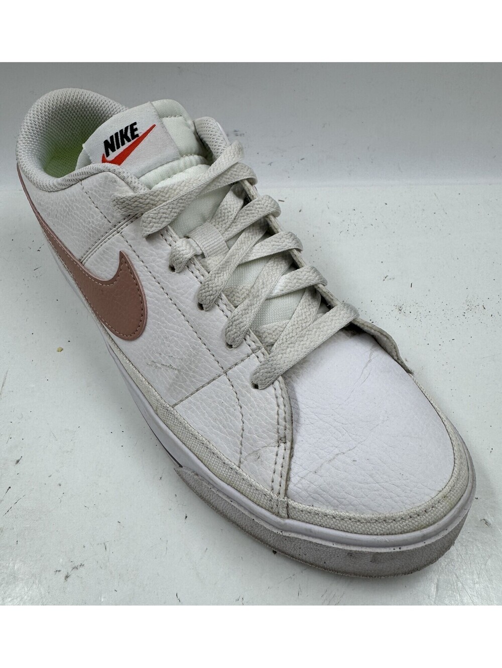 Nike Court Legacy Sneakers Women's 8.5 White Leather Athletic Shoes DH3161-103